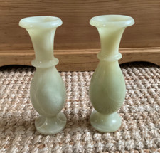 2x Light Green Onyx Marbled