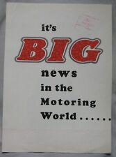 1955 Singer Hunter foldout Brochure