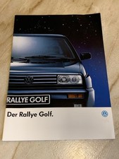 VW Golf MK2 GTI Rallye 1989 Brochure - DE