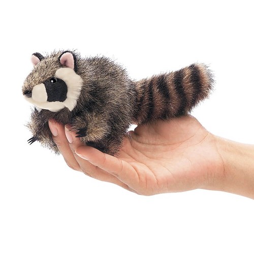 Folkmanis mini raccoon finger - raccoon,