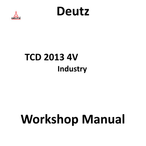 Deutz tcd 2013 - 2013, 4v