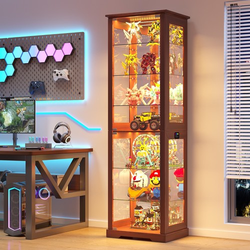 Tier corner display curio - 7-tier,