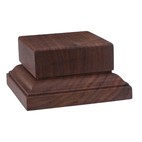 Walnut wood reusable square - wood,