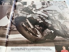 HAILWOOD DUCATI MOTORCYCLE MAGAZINE ARTICLE.