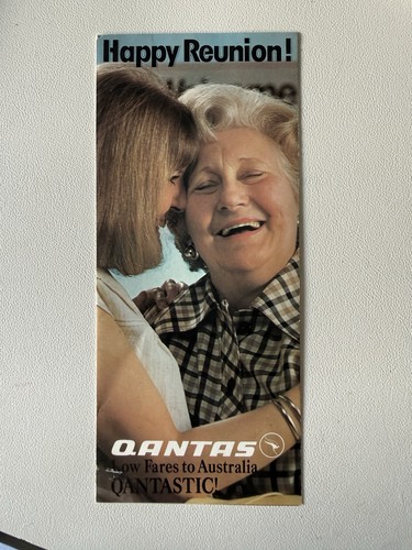 Qantas vintage brochure for - brochure,