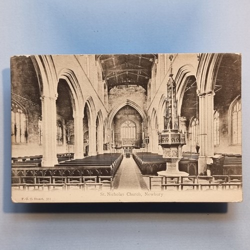 Newbury postcard 1918 - 1918, posted