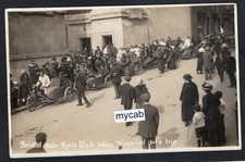 Postcard Bristol Somerset the Motorcycle Club military Wounded sidecars WW1 RP