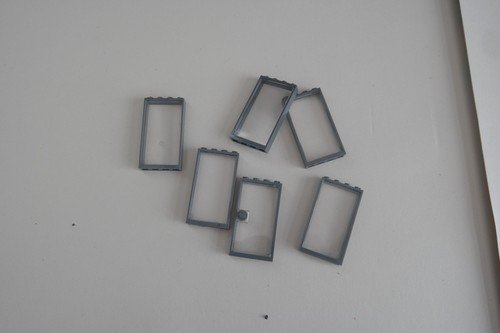 Lego door window x5 frame - ,
