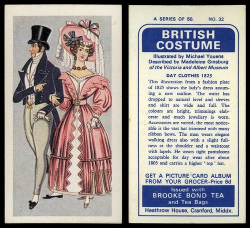 Day clothes 1825 british - day,