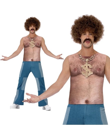 Mens realistic hairy chest - mens,