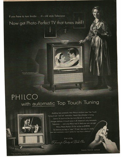 1956 philco television - 1956, 4161