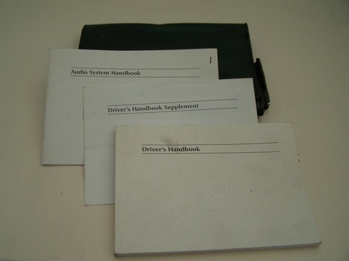 Jaguar type owners manual - jaguar,