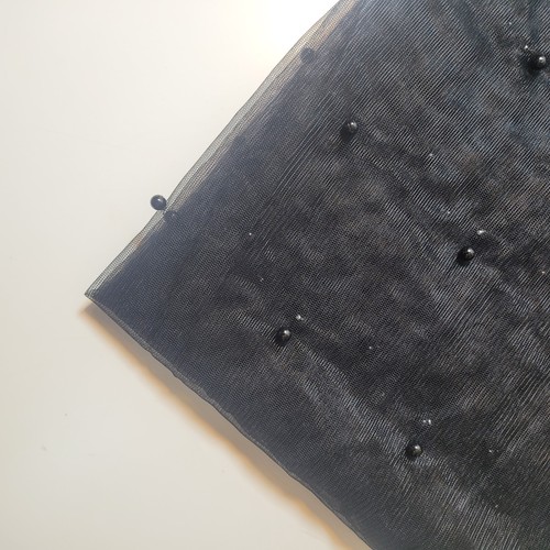 Tulle beaded pearl lace - lace, fabric