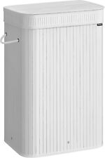 72L Bamboo Laundry Hamper with Handles Cloud White LAUNDRY BASKET