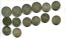 169 grams of silver pre 1947 coins, with scarce 1932 florin