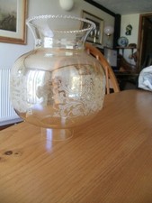 PALE AMBER EMBOSSED GLASS OIL