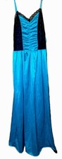 Turquoise nightgown nylon - turquoise,