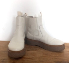 White Leather M&S Collection