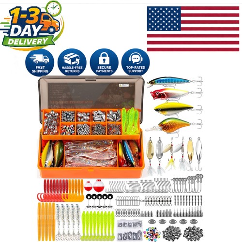 Complete 353 pcs fishing - complete, lure