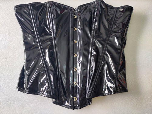 Black rayon boned bodice - black,