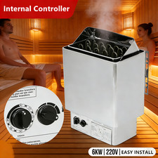 6KW 220V Stainless Steel Sauna