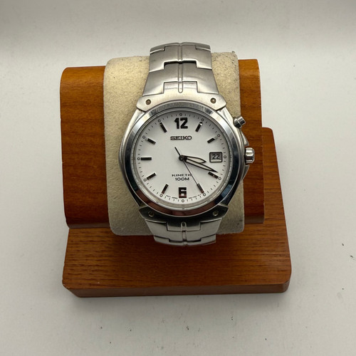 Seiko kinetic 100m white - kinetic,
