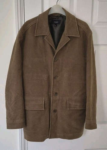 Next jacket mens size tan - m,
