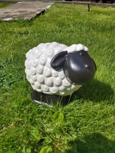 Sheep stone garden ornament - sheep,