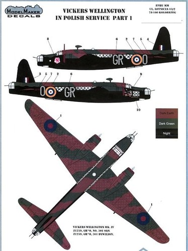 Model maker decals 72 - maker, 1/72