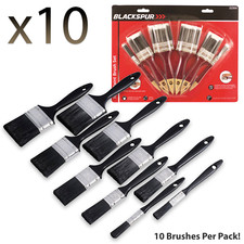 10x Paint Brushes Set Walls