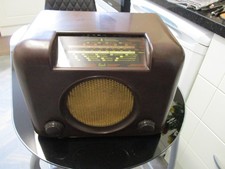 bakeilte bush dac90a vintage 1950,s classic radio serviced working