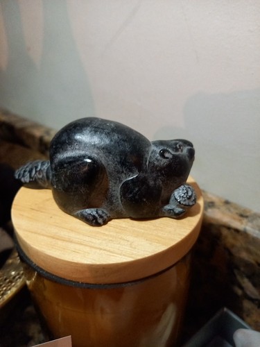 Boma black soap - stone, carved