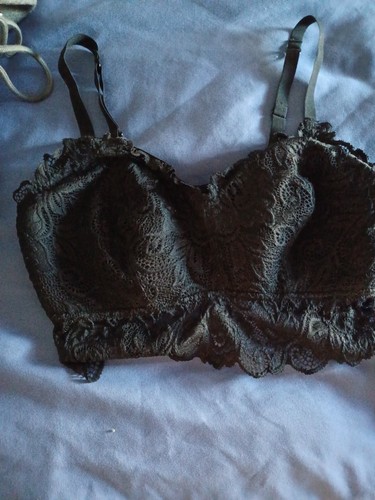 Black lace patterned - patterned, ladies