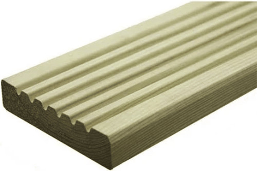 Softwood green treated deck - softwood,
