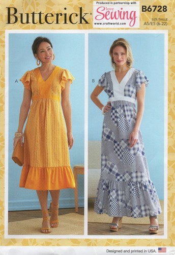 Butterick sewing pattern 6728 - butterick,