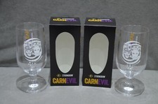 2x Strongbow Carnevil Dark Fruit Cider One Pint 20oz Goblet Glass In Gift Box