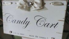 Candy Cart Wooden Sign.