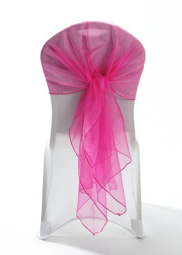 100 hot pink organza - hot, chair