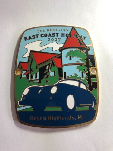 Enamel automobile car badge - enamel,