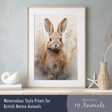 Watercolour Prints of British