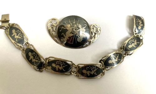 Thai siam silver enamel - thai/siam,