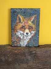 Original Fox Oil Painting