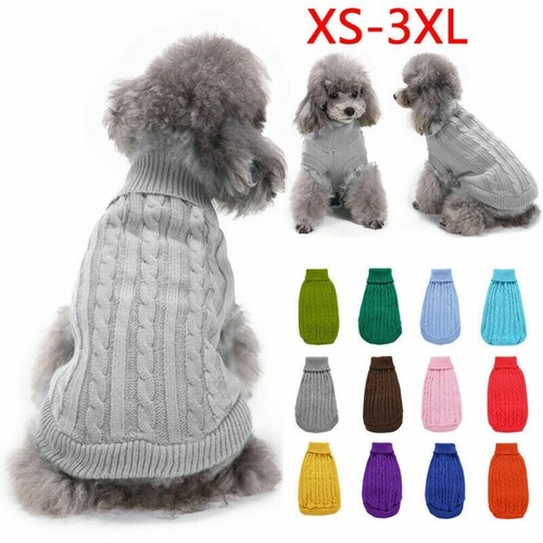 Winter knitted puppy - puppy, dog