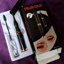 Eyelash Curler USB Charging Black BNIB Box Damaged