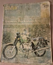 BMW TWINS 498cc. 599cc. 746cc. 898cc.  1970 Owners Workshop Manual Haynes, 1975