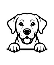 5” Labrador puppy vinyl car