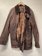Barbour Bushman Wax / Thornproof Dressing  Jacket - Tan / Brown - XL