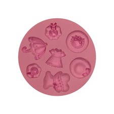 Silicone Mould Hat Dress Girl