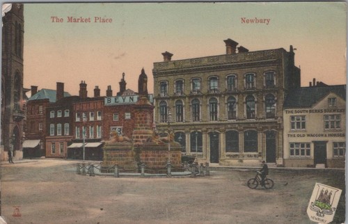 Berkshire postcard the market - berkshire, postcard: