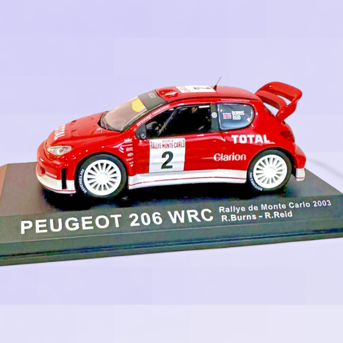 Altaya peugeot 206 - wrc, 1:43